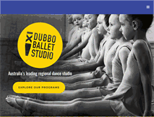 Tablet Screenshot of dubboballetstudio.com.au